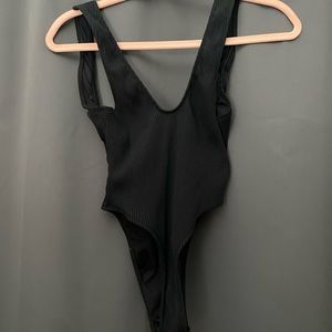 Black one piece swim suit Minimale animal